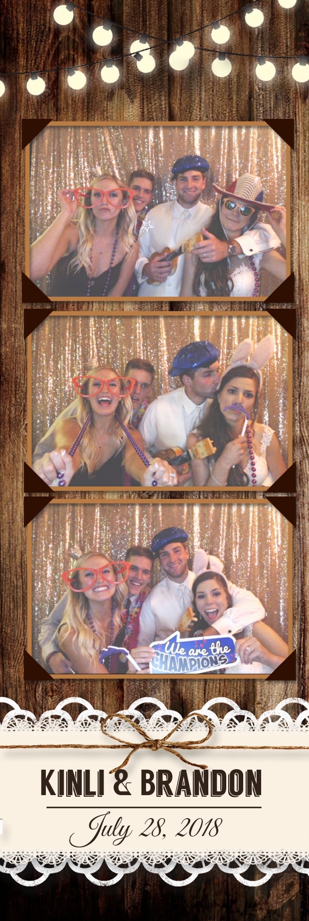 Kinli and Brandon's Wedding | View more photos from the event at gallery.photoboothbillings.com/u/PhotoBoothBillings/Kinli-and-Brandons-Wedding